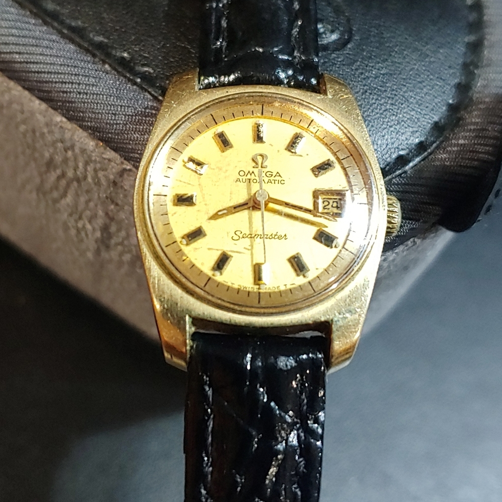 Sold-14k Omega Seamaster Automatic 70's vintage